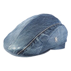 Flatcap "Jolly Joe" aus Jeans - blau - ReHats Berlin