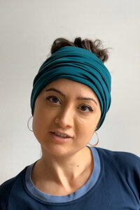 Schal, Kopftuch oder Haarband aus feinem Interlockjersey - Kolla.Berlin