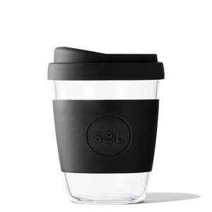 Glaskaffeebecher to go – leicht, plastikfrei, mundgeblasen (12oz / 355ml) - SoL Cups