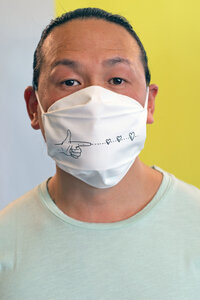 Mund- und Nasen- Maske aus Bio Baumwolle | Face Mask #SPREADLOVE - recolution