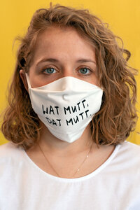 Mund- und Nasen- Maske aus Bio Baumwolle | Face Mask #WATMUTTDATMUTT - recolution