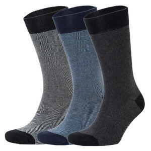 3er Set Herringbone Pattern Socks - Opi & Max