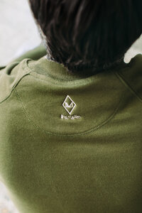 Sweater "MUSIK LIEBE SCHNAPS" in bordeaux oder grün - ALMA -Faire Streetwear & Schmuck-