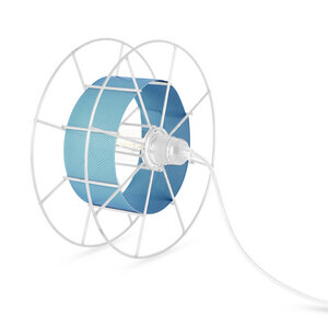 Stehleuchte Spool upcycling Basic weiss - Tolhuijs Design
