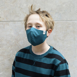 Kinder Behelfs-Mund-Nasen-Maske aus 100% Baumwolle (aus biologischem Anbau) - Band of Rascals