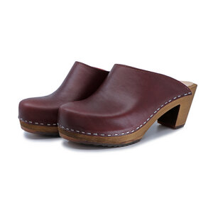LIV - schwedische Holz Clogs von me&myclogs - high mid heel - me&myClogs