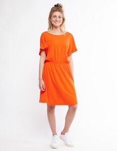 Damen Kleid aus Eukalyptus Faser 'Rachele' orange - CORA happywear
