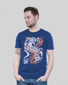 Shirt Men Majorelle Distorsion - SILBERFISCHER