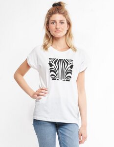 Damen T-Shirt aus Eukalyptus Faser "Laura" | Zebra - CORA happywear