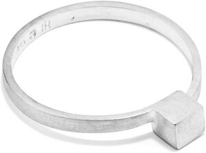 Ring CUBE, Silber 925, Sterlingsilber, Größe 50 - 56, Handmade in Germany, JRJ - Jonathan Radetz Jewellery