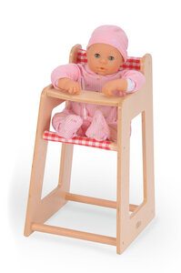 Puppenhochstuhl mit Stoffhänger - Einfach toll für die Kleinen - Bätz Holzspielwaren