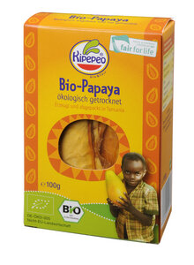 Bio Trockenfrüchte - Papaya - 100g - Kipepeo