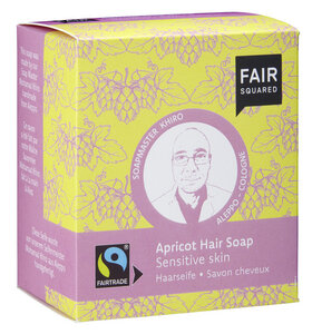 FAIR SQUARED Apricot Hair Soap Sensitive Skin -  2x80gr. - Fair Squared