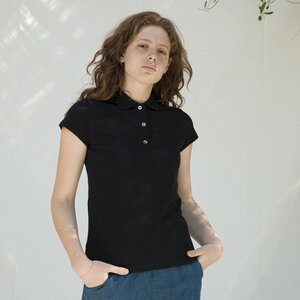 Recyceltes Poloshirt für Frauen aus Baumwolle - Rita - Rifò - Circular Fashion Made in Italy