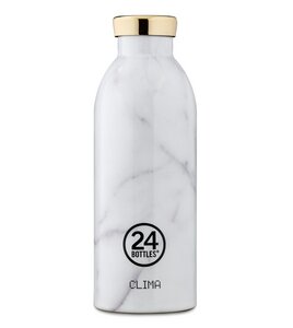 24bottles 0,5l Thermosflasche - verschiedene Marmordesigns - 24bottles