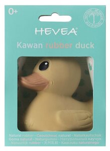 Badeente Kawan Mini weiß, gelb, pink oder mint Naturkautschuk HEVEA - Hevea