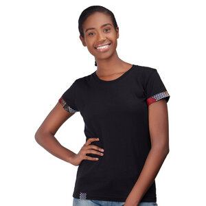 T-Shirt, Ladys Cut "Kitenge Fusion" - Africulture