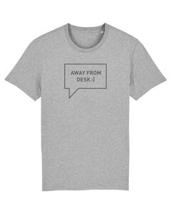 Herren T-Shirt aus Bio-Baumwolle "Away from desk" - University of Soul