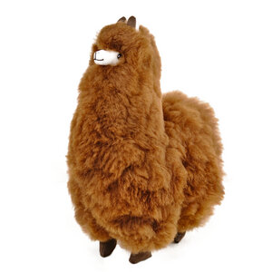 Flauschiges Alpaka Flauschi bestehend aus 100% Baby Alpaka Wolle 33x25cm - AlpacaOne