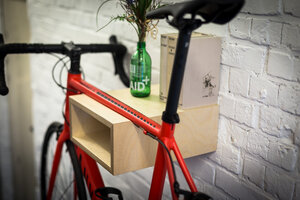 Fahrrad Wandhalterung "GUSTAV" aus nachhaltigem Holz - Bicycledudes