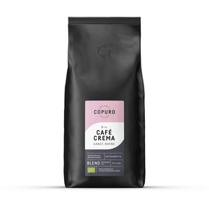Bio Café Crema ganze Bohne 1 kg - Copuro Organic Coffee