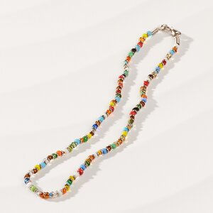 Halskette aus afrikanischen Glasperlen „MURANO“ - PEARLS OF AFRICA