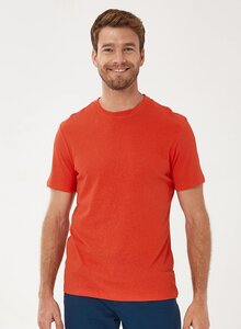 T-Shirt aus Bio-Baumwolle mit Leinen - ORGANICATION