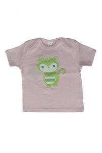 Baby T-Shirt grün mit Motiv - sense-organics