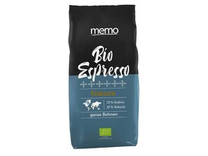memo Bio-Espresso "Natura" ganze Bohne - memo
