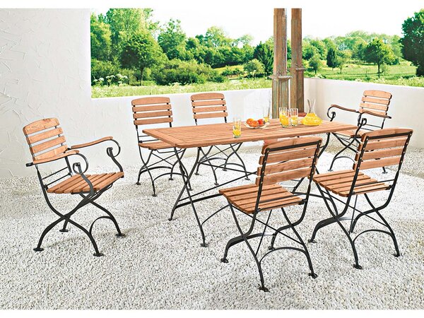 memo - Gartenmöbel-Set Maja, 7-teilig mit Gartensessel | Avocadostore