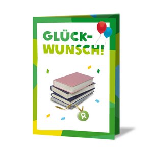 Schulbücher (Glückwunschskarte) - OxfamUnverpackt