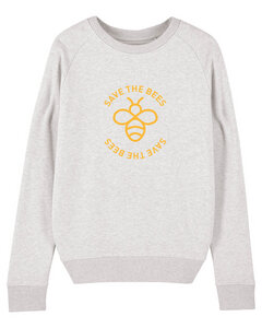 Damen Sweatshirt aus Bio-Baumwolle "Save the Bees" - University of Soul