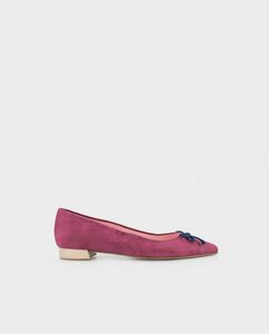 La Mouette Burgundy - Nachhaltiger & ethischer Modeschuh Made in Spain. 100% ökologisches burgunderfarbenes Leder - Momoc shoes