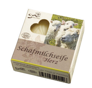 Schafmilch-Seife Herz - Saling Naturprodukte