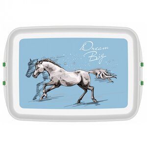 Lunchbox mit Druck Pferd (Dream Big) - Biodora