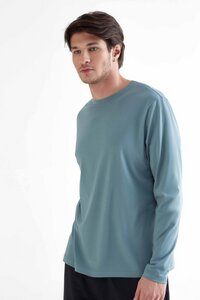 Herren Langarmshirt aus Bio-Baumwolle Rundhalsausschnitt T-Shirt 2110 - True North