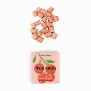Veganes Kaugummi Himbeere Vanille - True Gum