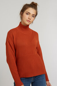 Damen Rollkragen Pullover Bio Fair - ThokkThokk