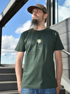 Sparbirne grün-grau Boy-T-Shirt - T-Shirtladen-Marktstrasse GmbH