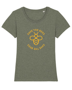 Damen T-Shirt aus Bio-Baumwolle "Save the Bees" - University of Soul