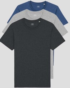 3er Pack Basic Unisex T-Shirt aus Bio Baumwolle | viele Farbkombinationen | Fair Trade | Nachhaltig - YTWOO