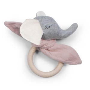 Greifling Elefant *Balldur* in mint oder rose GOTS zertifiziert | Saga Copenhagen - Saga Copenhagen