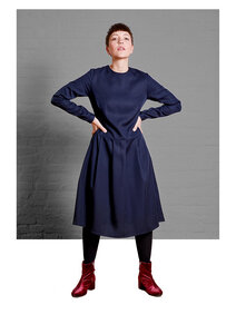 Dress Eve, Navy - Damenkleid aus Tencel - Sophia Schneider-Esleben