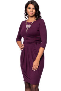 LAILA Figurfreundliches Etui-Kleid mit Tulpenrock - Ingoria
