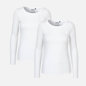 Doppelpack Long Sleeve Shirt - Bio-Baumwolle - Neutral