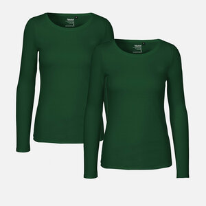Doppelpack Long Sleeve Shirt - Bio-Baumwolle - Neutral