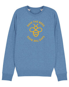Herren Sweatshirt aus Bio-Baumwolle "Save the Bees" - University of Soul