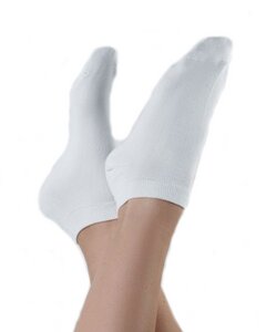  1 bis 12 Paare Sneakers Socken Bio-Baumwolle Söckchen Weiß - Albero