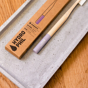 Zahnbürste aus Bambus | 4erPack | super soft | violett - HYDROPHIL
