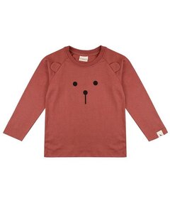 Brown Bear Raglan Shirt | GOTS | Turtledove London - Turtledove London